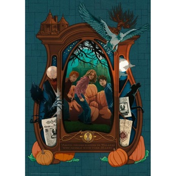 Puzzle Harry Potter The Secret of Azkaban , 1000 piese , 70 x 50 cm, Negru Puzzle Harry Potter The Secret of Azkaban , 1000 piese , 70 x 50 cm, Negru
