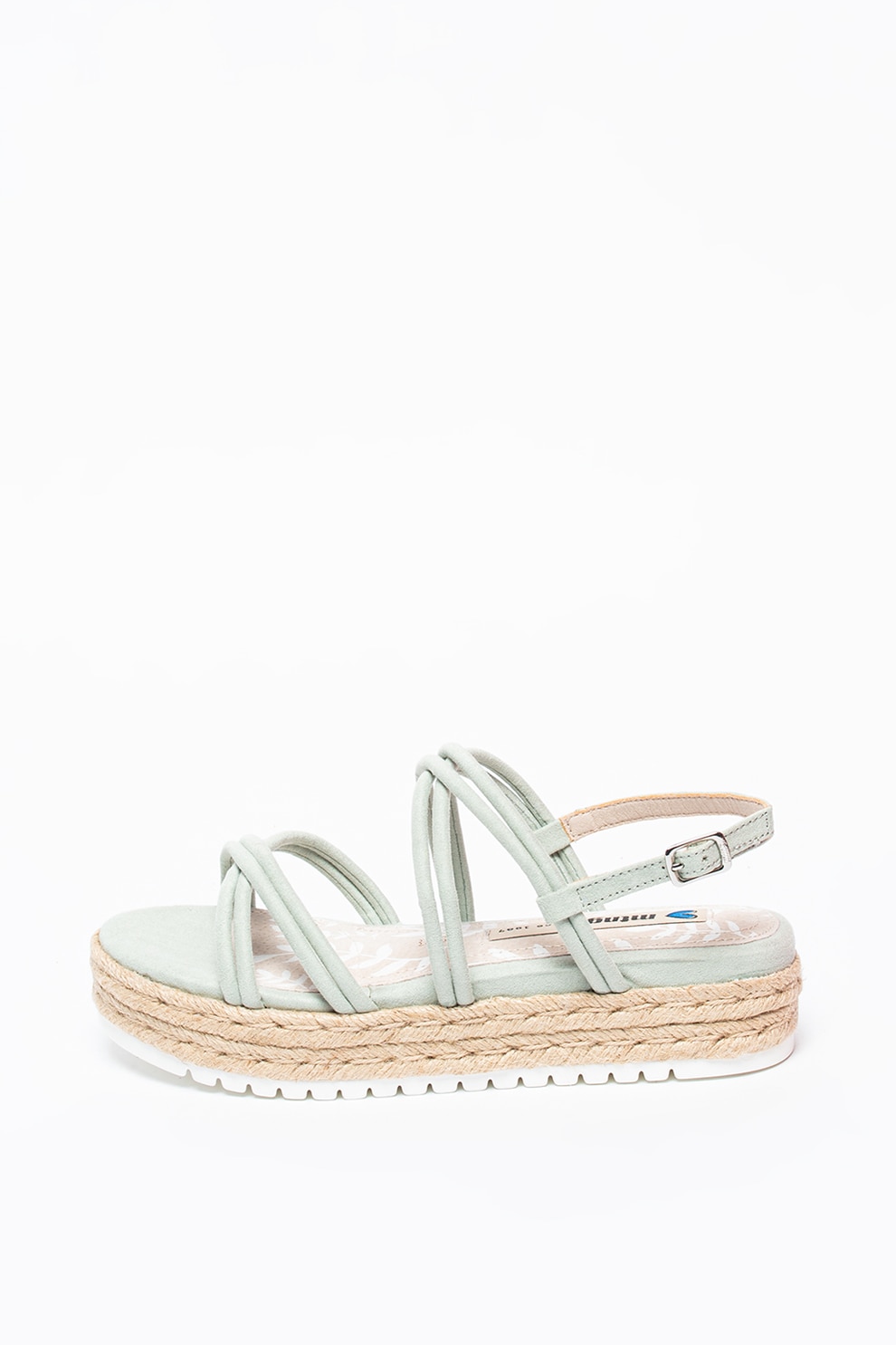 MTNG, Sandale flatform de piele intoarsa sintetica