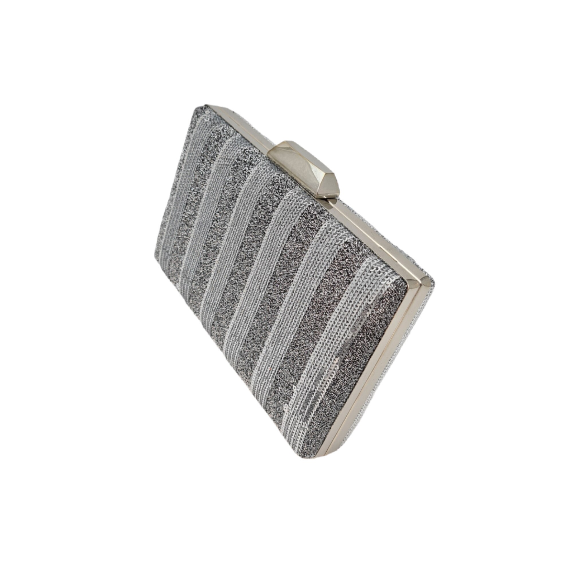 Clutch dungi paiete, Tia Accesorii, argintiu