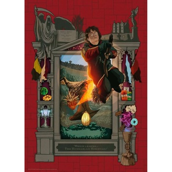 Puzzle Harry Potter Triwizard Tournament , 1000 piese , 70 x 50 cm, Negru Puzzle Harry Potter Triwizard Tournament , 1000 piese , 70 x 50 cm, Negru