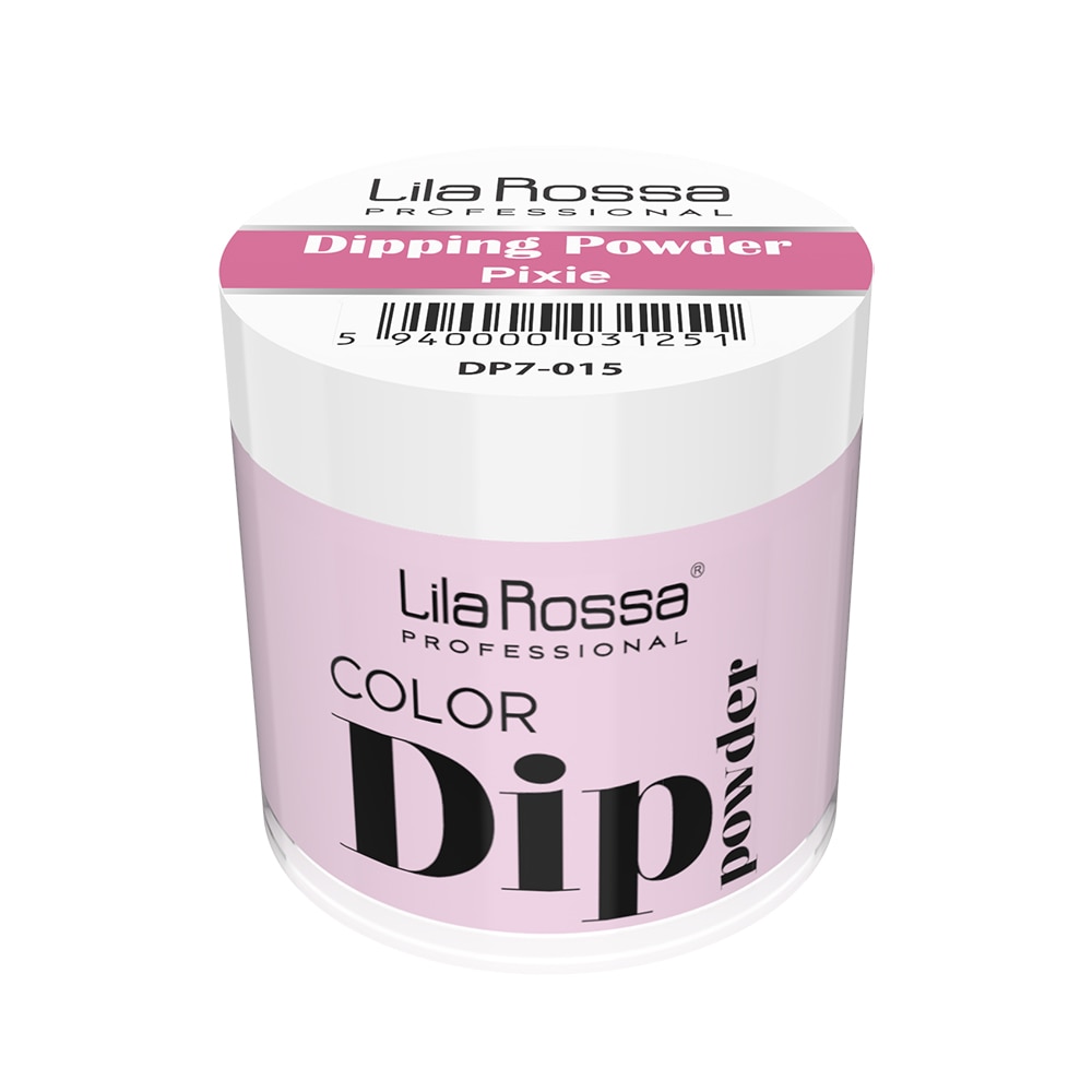 Pudra acrilica Dip Powder color, Lila Rossa, 7 g, 015 Pixie
