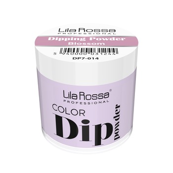 Pudra acrilica Dip Powder color, Lila Rossa, 7 g, 014 Blossom