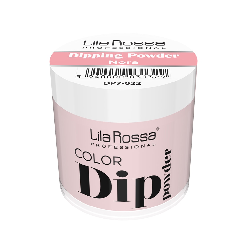 Pudra acrilica Dip Powder color, Lila Rossa, 7 g, 022 Nora
