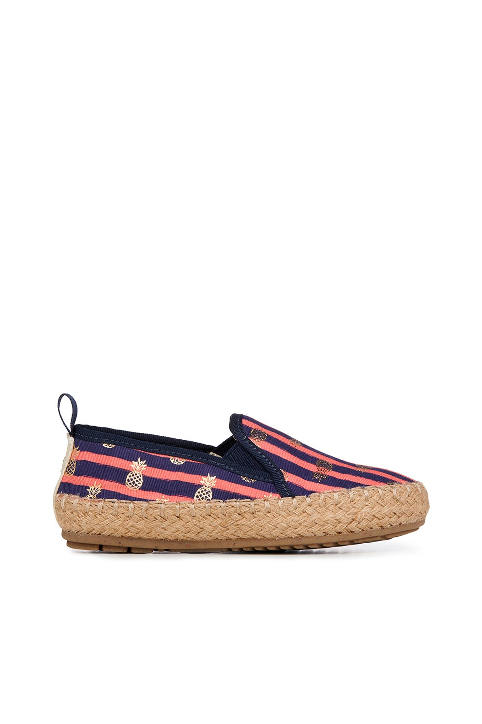 Emu, Espadrile slip-on din panza Gum, Albastru inchis/Roz, 29-30 EU, Albastru inchis/Roz