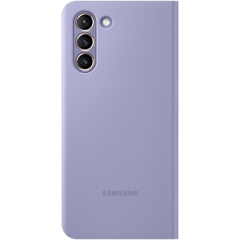 Husa de protectie Samsung Smart LED View Cover pentru Galaxy S21, Violet Husa de protectie Samsung Smart LED View Cover pentru Galaxy S21, Violet