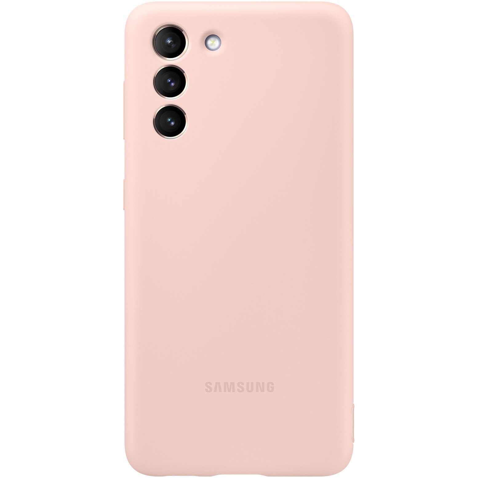 Husa de protectie Samsung Silicone Cover pentru Galaxy S21, Pink