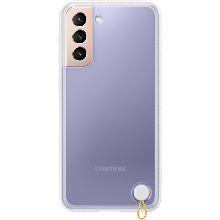 Калъф Samsung Clear Protective Cover за Galaxy S21, White
