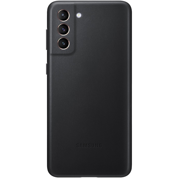 Калъф Samsung Leather Cover за Galaxy S21 Plus, Black