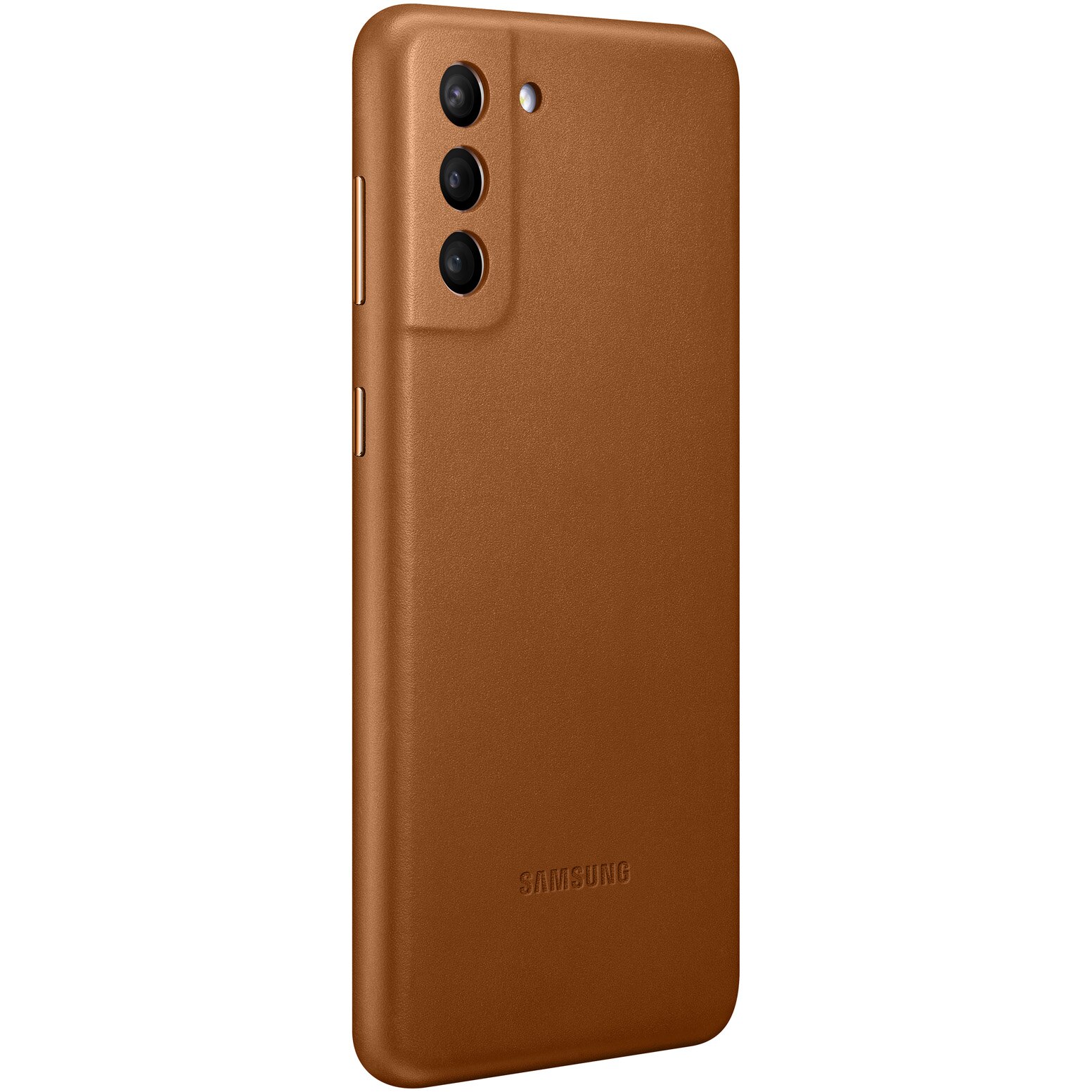 Husa de protectie Samsung Leather Cover pentru Galaxy S21 Plus, Brown