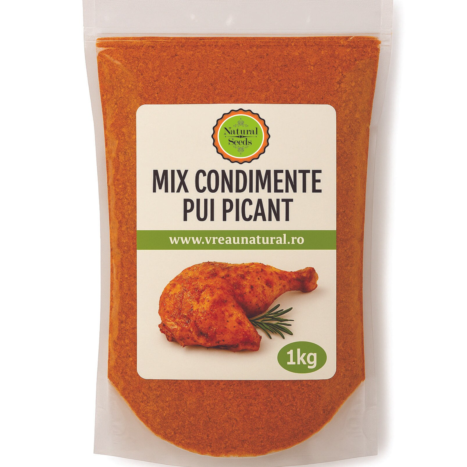 Mix natural condimente pui picant 1 Kg, Natural Seeds Product - eMAG.ro