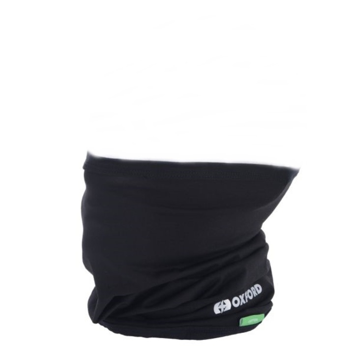 Cagula moto cu guler, material bumbac termoactive, OXFORD NEC TUBE, culoare negru, unisex, marime universala