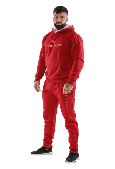 Trening Barbati , Tudor’s Home 4Seasons, Alb/Visiniu