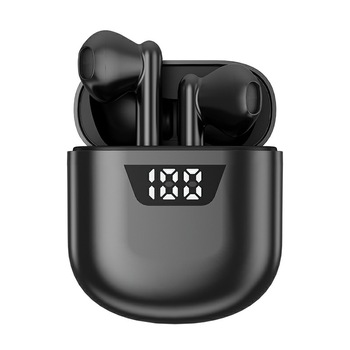 Casti wireless stereo B55 TWS Bluetooth 5.0, powerbank 350 mAh, cablu alimentare Type-C, Negru, BBL1998 Casti wireless stereo B55 TWS Bluetooth 5.0, powerbank 350 mAh, cablu alimentare Type-C, Negru, BBL1998