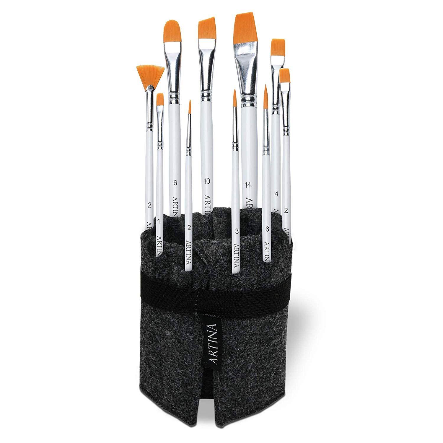 Set pensule Artina, Eindhoven, 11 buc, Graphite