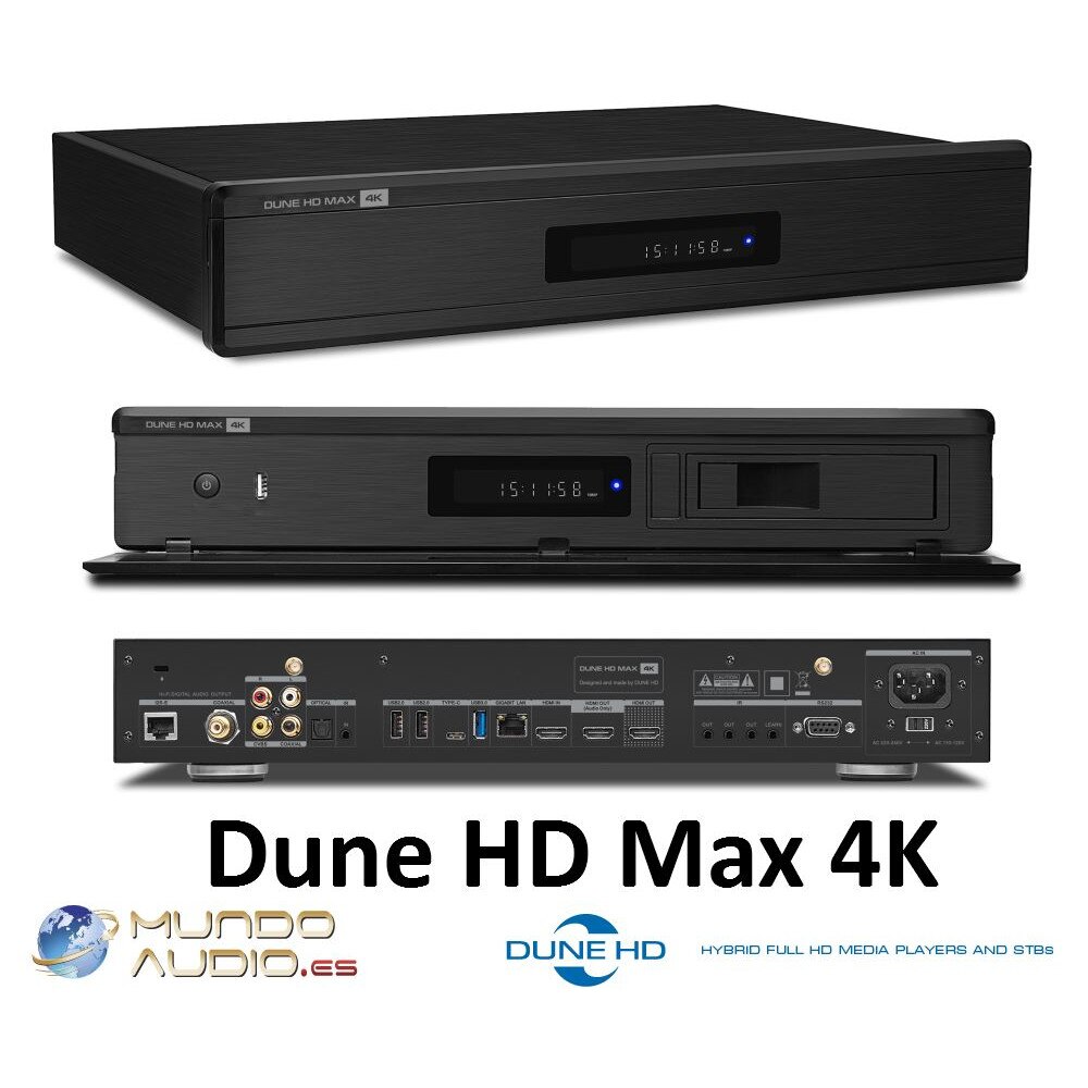 DUNE MAX 4K wifi/ethernet/HDD fekete médialejátszó - eMAG.hu