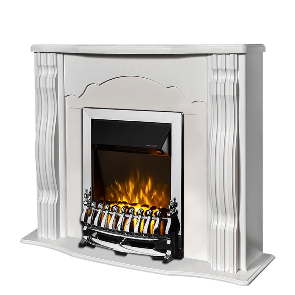 Semineu electric Clasic de colt & Galileo Silver, Dimensiuni (IxLxA) 882x950x300, Telecomanda, 2 trepte de putere