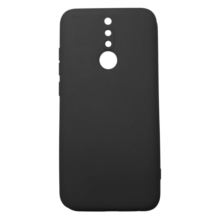 Xiaomi Redmi 8, SILKASE, fekete színű, puha szilikonnal kompatibilis tok