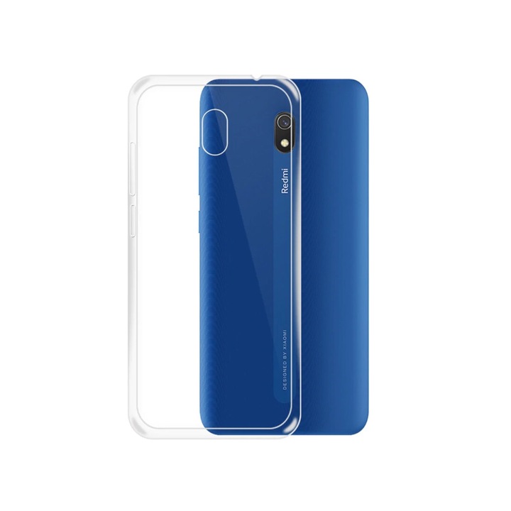 Xiaomi Redmi 8A, SILKASE, átlátszó színű, szilikonos tok kompatibilis