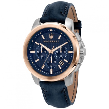 Ceas barbatesc Maserati R8871621015 Quartz Argintiu, Rose gold Ceas barbatesc Maserati R8871621015 Quartz Argintiu, Rose gold