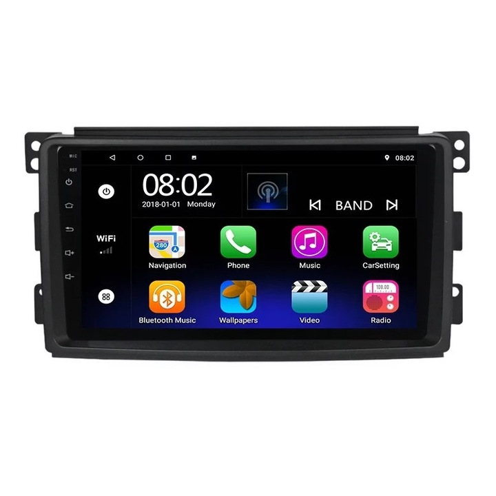 Navigatie Smart ( 2006 - 2010 ) , 4 GB RAM + 64 GB ROM , Slot Sim 4G pentru Internet , Carplay , Android , Aplicatii , Usb , Wi Fi , Bluetooth