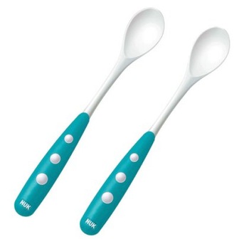 Set 2 lingurite 6+ luni Nuk , Bleu Set 2 lingurite 6+ luni Nuk , Bleu