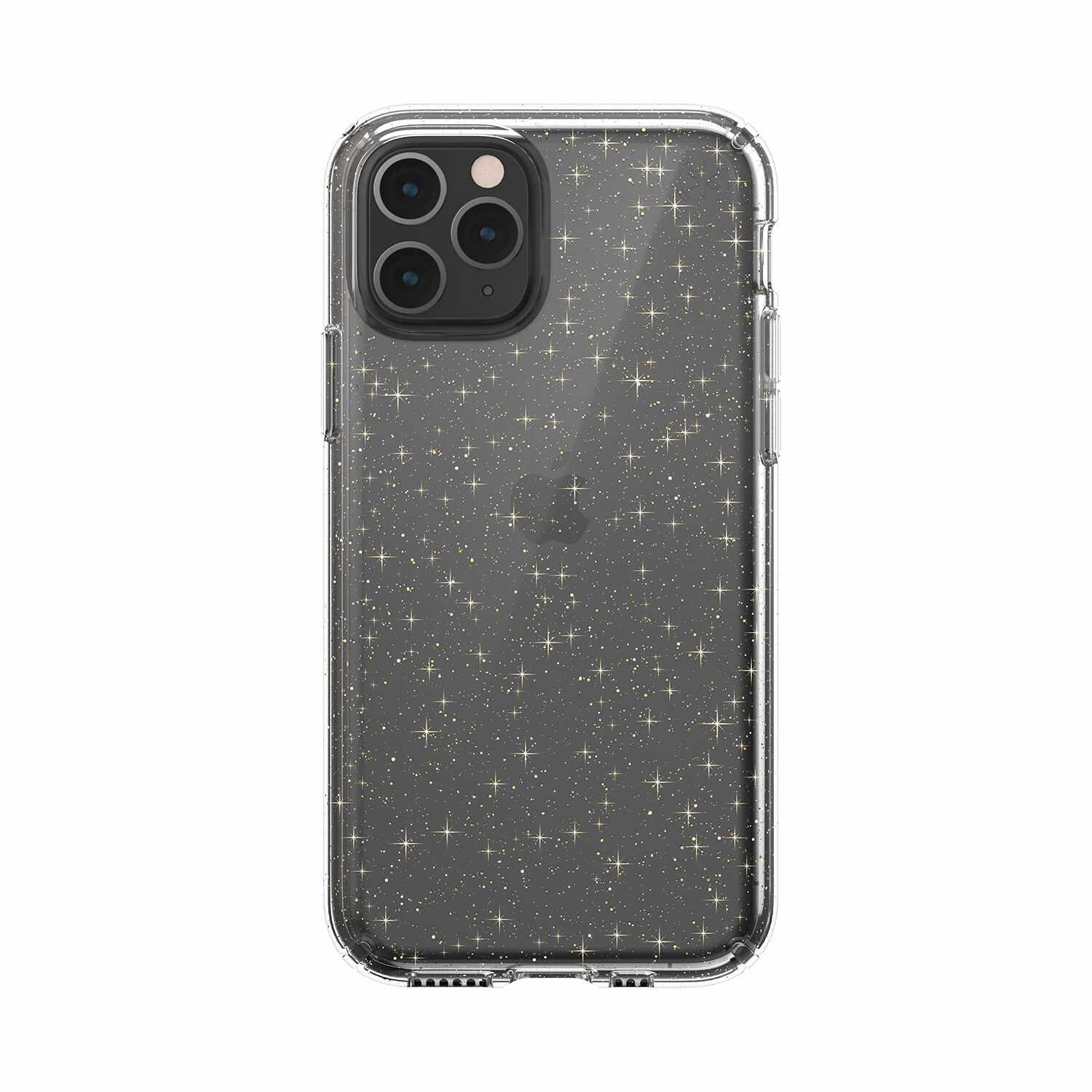 Carcasa husa iPhone 11 Pro Presidio Clear + Glitter antimicrobiana