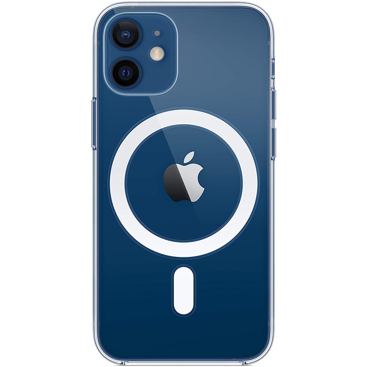 PlanetPhone védőtok, iPhone 12 / iPhone 12 Pro telefonnal kompatibilis, MagSafe, vékony, átlátszó