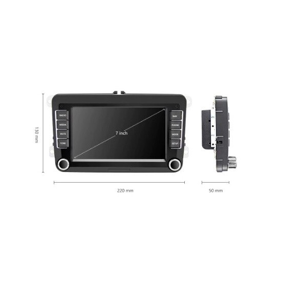 Navigatie VW, Skoda, Seat, 1GB RAM, 7 inch, Android, Bluetooth, Car Kit eMAG.ro