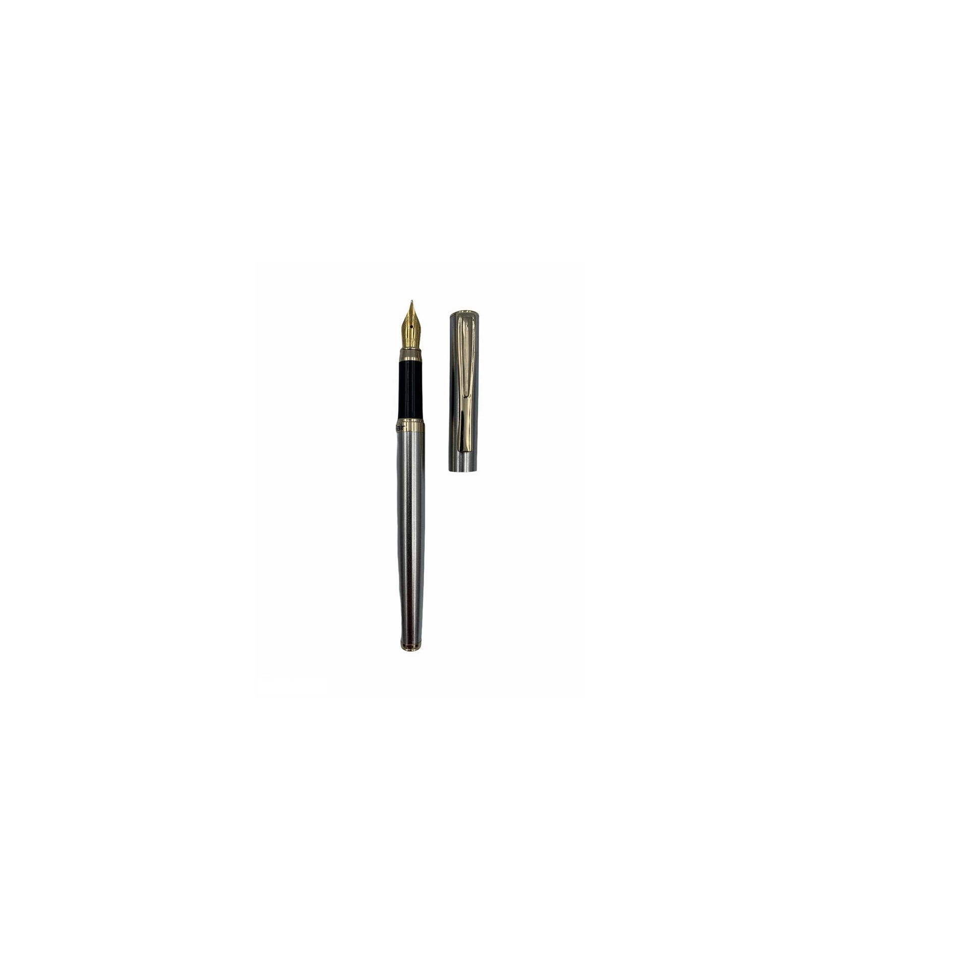 Stilou metalic cu rezerva, Golden Eye, Silver/Gold, FLAIR