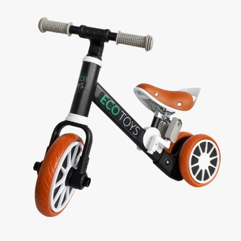 Bicicleta anti-alunecare 2 in 1, neagra 49x65x33 cm Bicicleta anti-alunecare 2 in 1, neagra 49x65x33 cm