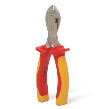 Cleste de debitat Handy, oblic, 190 mm, otel CR-VA, cauciucat, izolat pana la 1.000V, oranj/rosu Cleste de debitat Handy, oblic, 190 mm, otel CR-VA, cauciucat, izolat pana la 1.000V, oranj/rosu