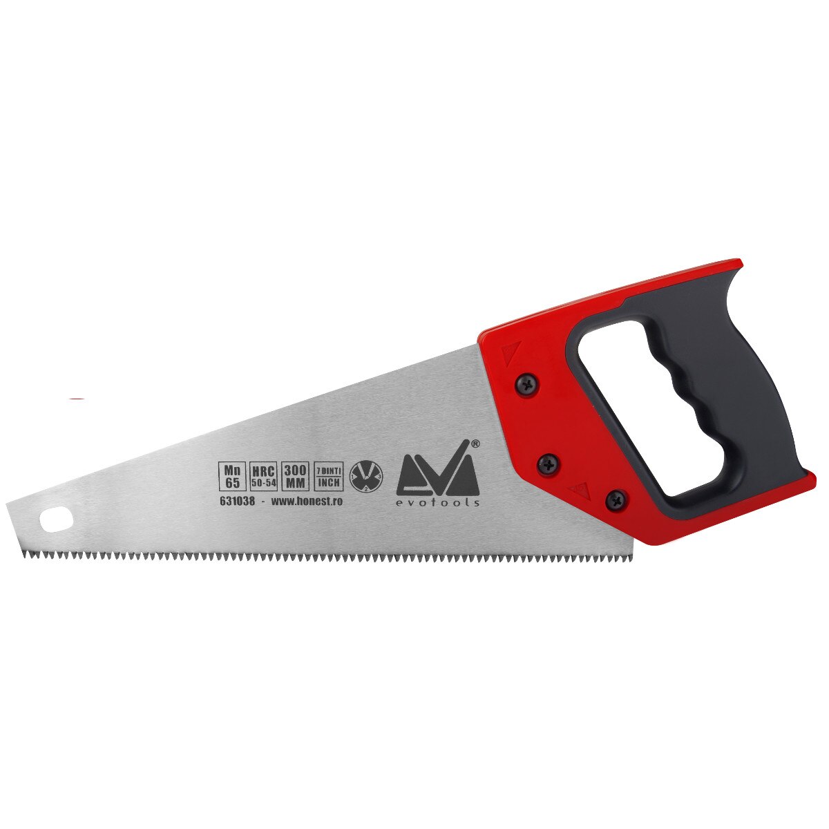 Ferastrau Lemn Dinti Speciali Maner TPR EvoTools, Lungime 400 mm