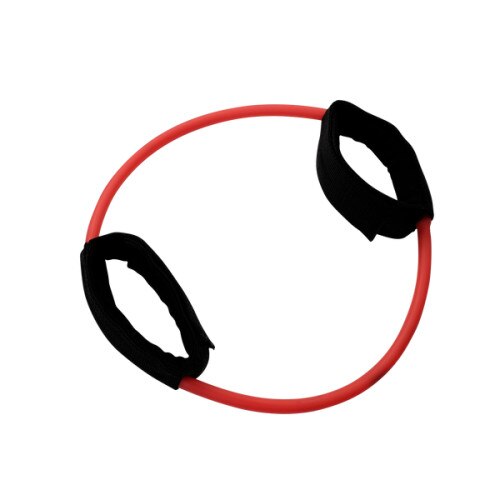 Coarda elastica cu mansete pentru glezne, Body Solid, rosu/mediu