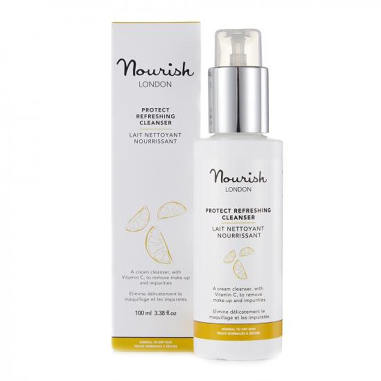 Lotiune demachianta Nourish Londo, Protect Refreshing Cleanser, 100 ml