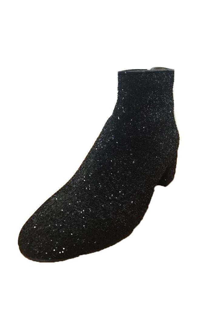 Botine, Eden, Negru Lucios, 38 EU