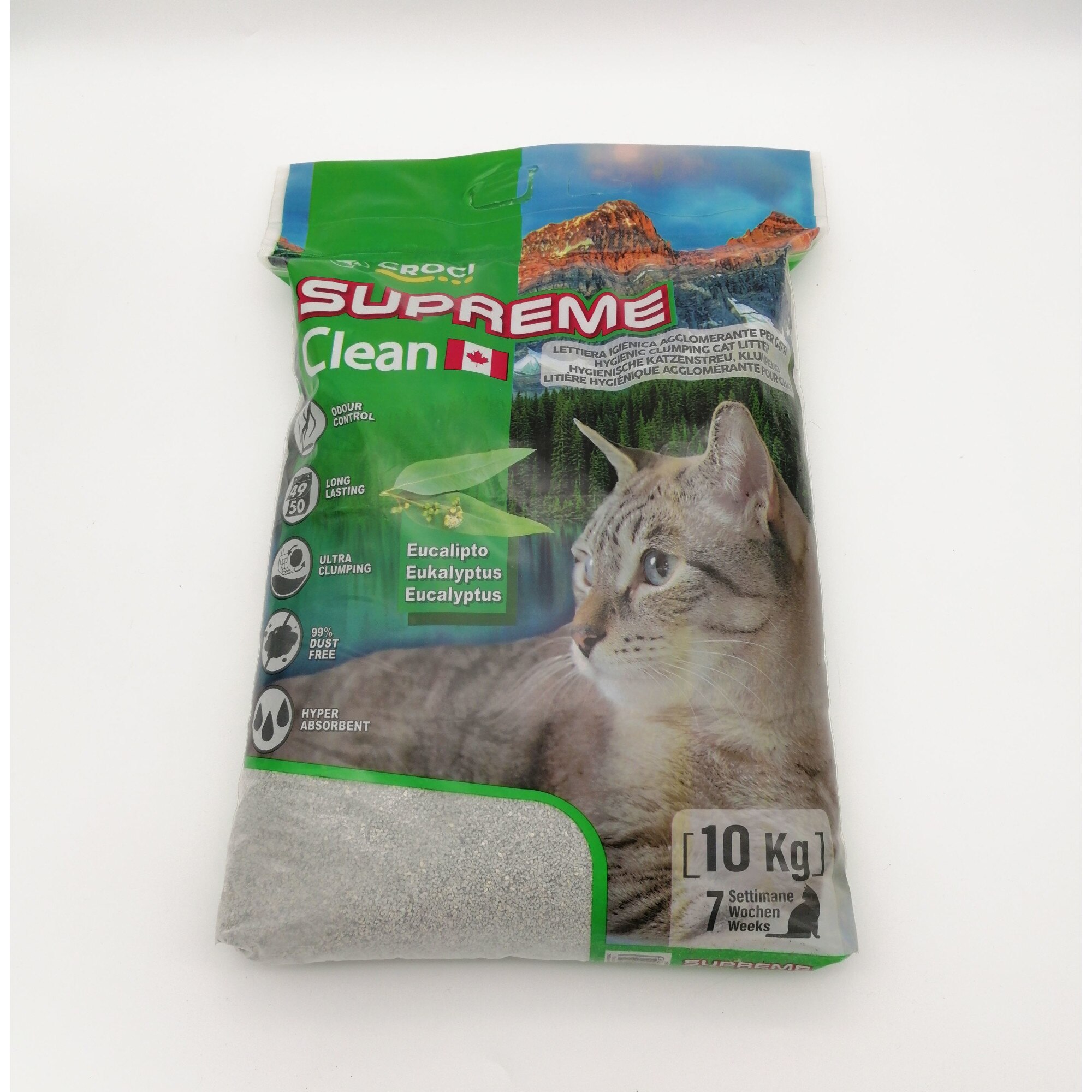 Lettiera per gatti agglomerante - Supreme Clean