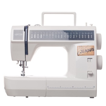 Masina de cusut electromecanica Veritas JSB21, 21 Programe, 800 Imp/Min, 60W, Alb/Albastru Masina de cusut electromecanica Veritas JSB21, 21 Programe, 800 Imp/Min, 60W, Alb/Albastru
