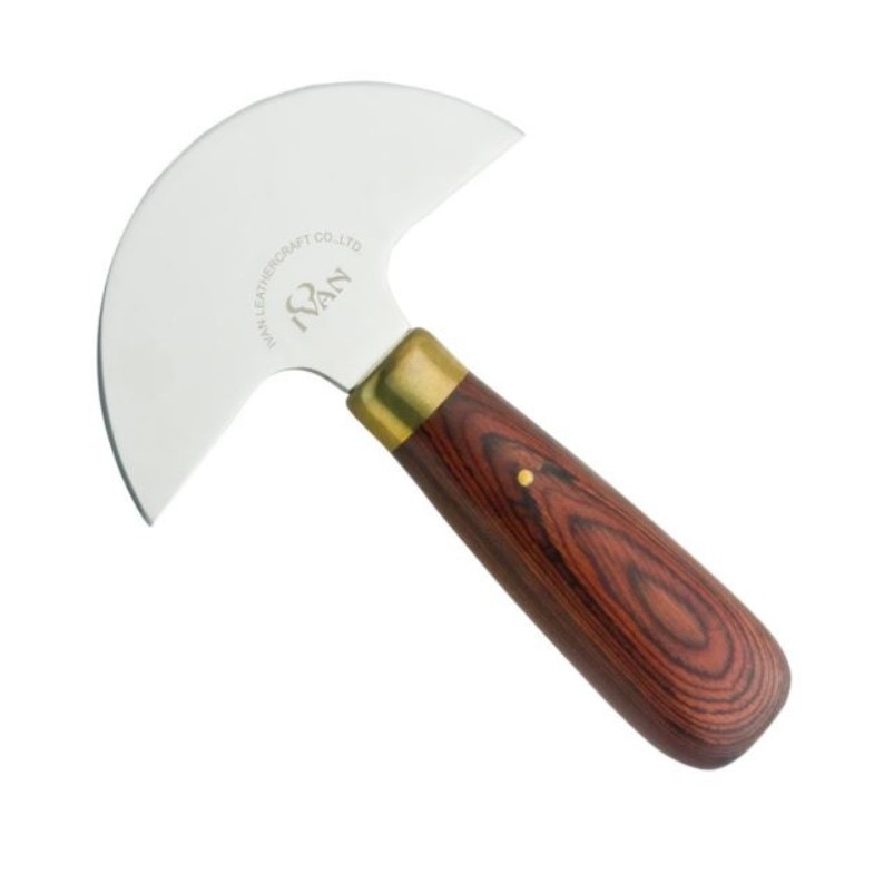 Cutit special pielarie forma semiluna Iwan, 110mm