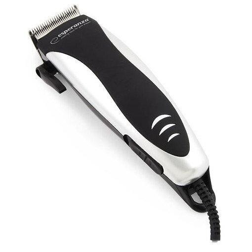 Masina de Tuns Profesionala, Putere 10 W, Lame din Otel Inoxidabil, Taiere Neteda, Accesorii Incluse, Design Ergonomic, Negru&Alb