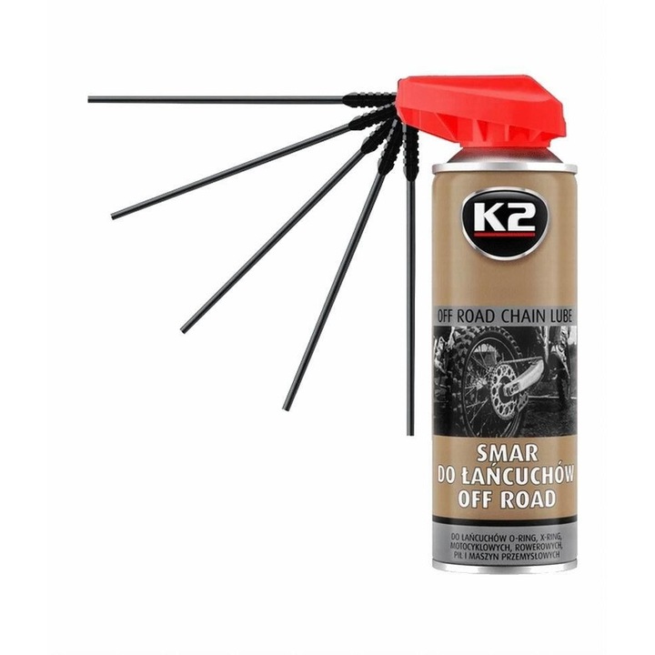 Спрей за верига, Вазелин, 500 мл, SMAR OFF ROAD K2 W140