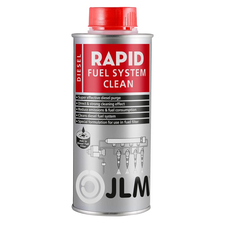 Solutie intretinere auto, Jlm, DIESEL Rapid Fuel System Clean,500ml