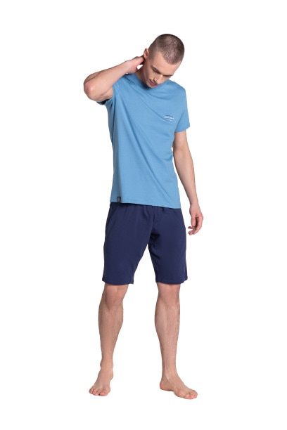 Pijamale barbati Henderson Duty, Albastru/Bleumarin