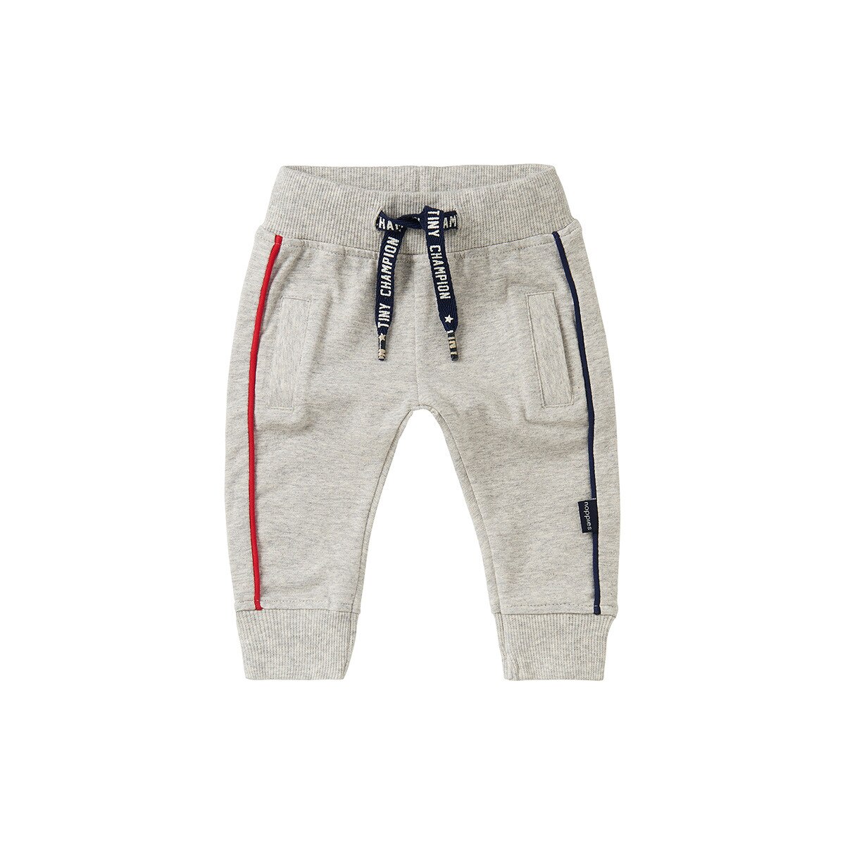 Pantaloni baieti, Noppies, bumbac organic, Etwatwa, gri