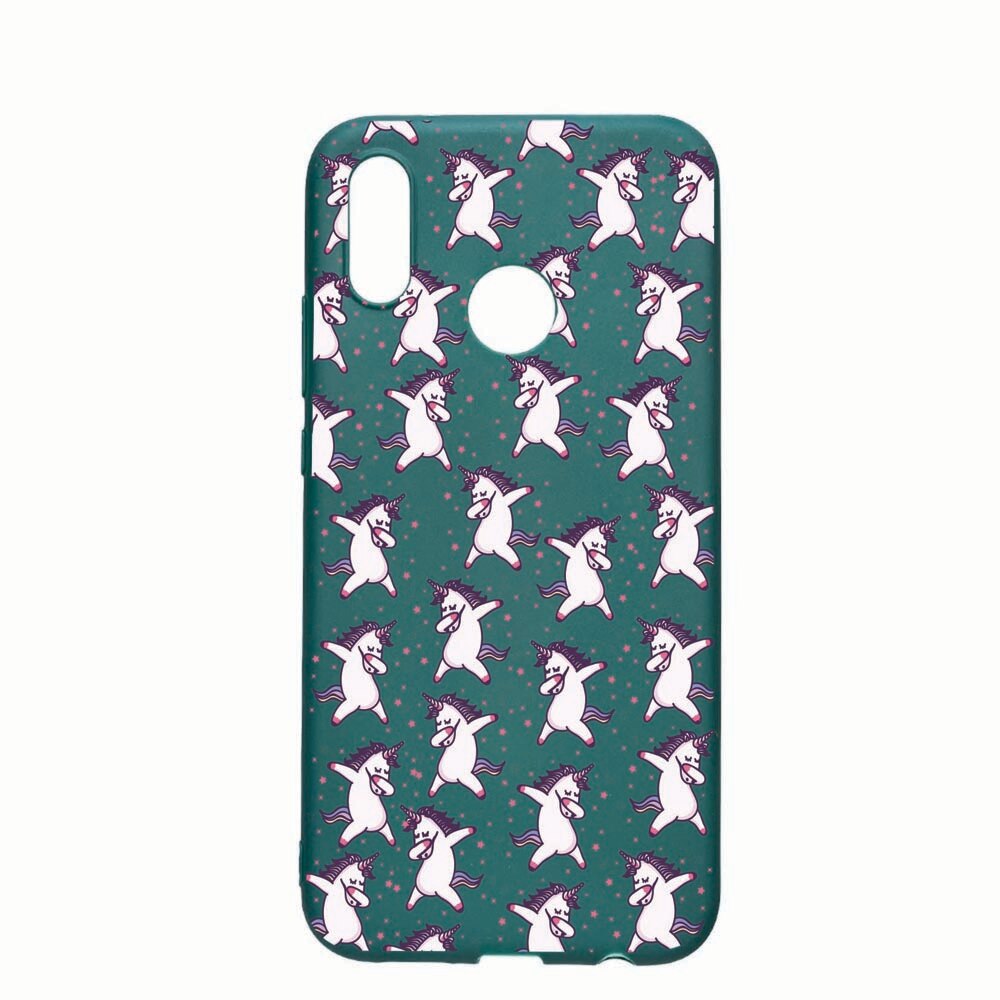 Husa Samsung Galaxy A50, Unicorn, rezistenta la uzura, anti-alunecare, din silicon Premium, ForestGreen, FG73