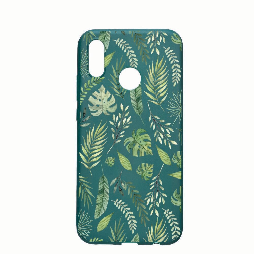 Husa Samsung Galaxy A20e, Feather, rezistenta la uzura, anti-alunecare, din silicon Premium, ForestGreen, FG77