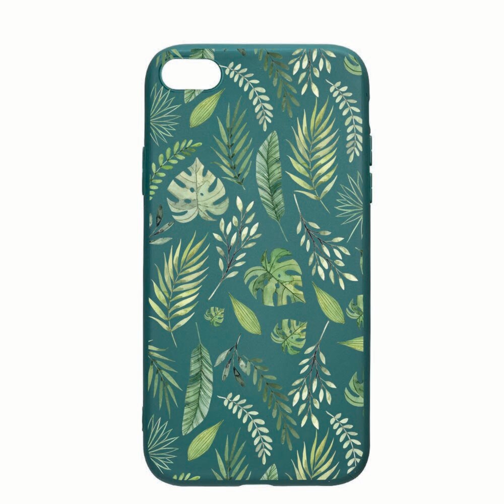 Husa Apple iPhone SE 2 / iPhone 8 / iPhone 7, Feather, rezistenta la uzura, anti-alunecare, din silicon Premium, ForestGreen, FG77