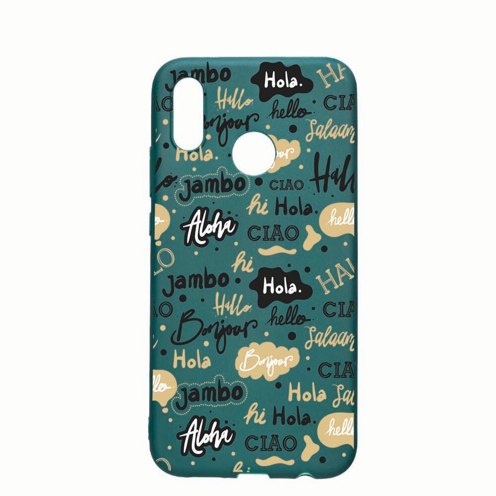 Husa Samsung Galaxy A50, Hello, rezistenta la uzura, anti-alunecare, din silicon Premium, ForestGreen, FG78