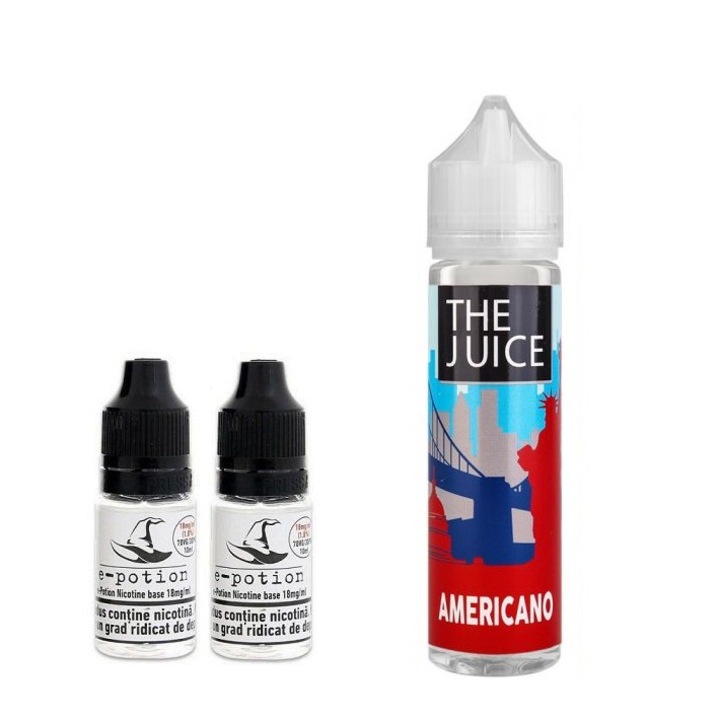 The Juice E-cigi folyadk kszlet - Americano, 6mg/ml, 60ml nikotinnal -  eMAG.hu