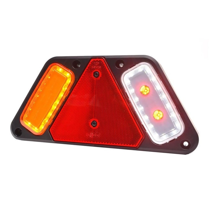 Lampa stop 282x130, 5 functii, cu mers inapoi si ceata, LED, stanga, LAMPDEMIA W228 1495L Was