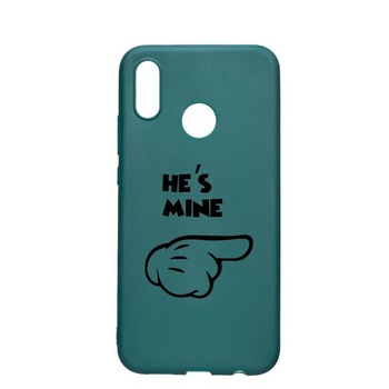 Husa Samsung Galaxy A50, He's Mine, rezistenta la uzura, anti-alunecare, din silicon Premium, ForestGreen, FG105 Husa Samsung Galaxy A50, He's Mine, rezistenta la uzura, anti-alunecare, din silicon Premium, ForestGreen, FG105